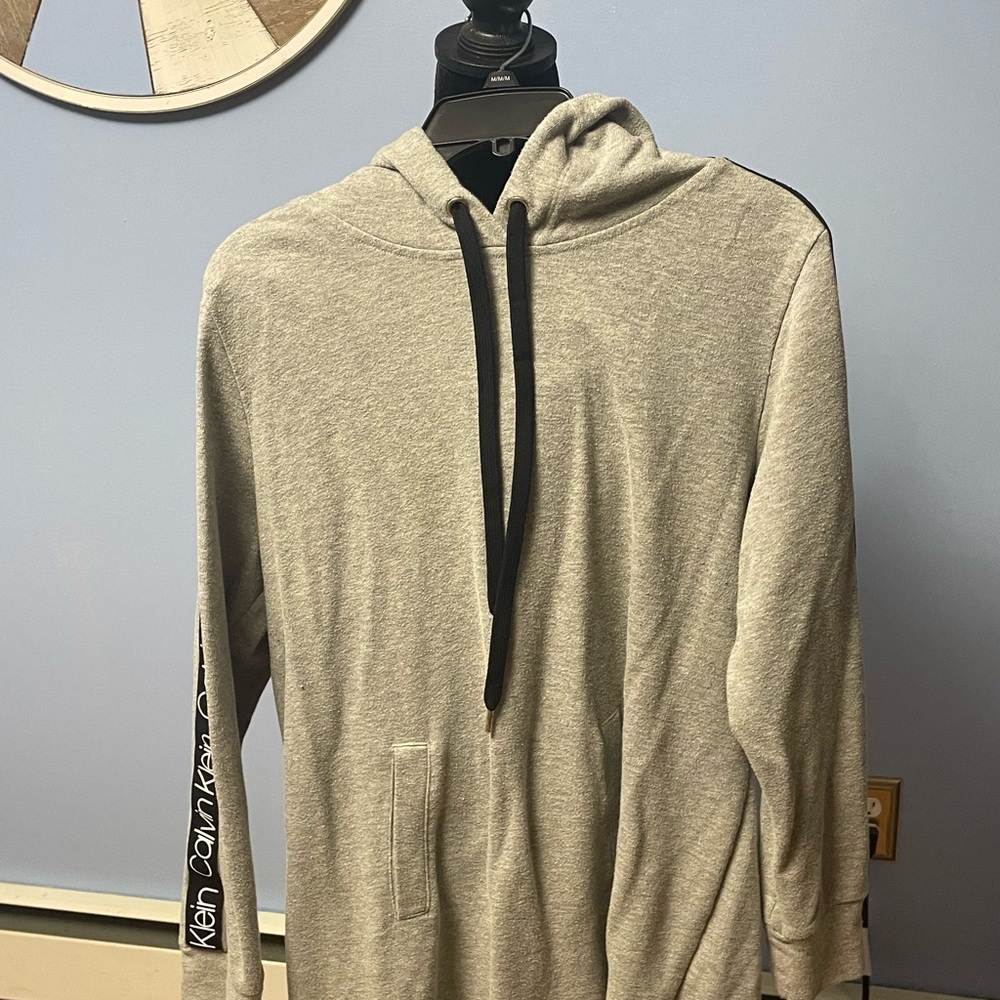 Calvin Klein gray with black lettering